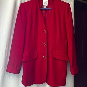 En Avance Small New York Vibrant Red Blazer